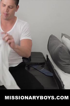 Missionary boys. Elder Jordan needs to outlast the temptation that's playing in his dirty mind
