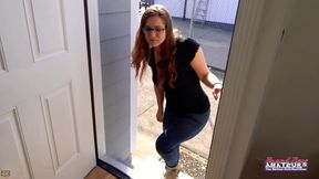 Kay Lee Curvy Brunette Hot Blowjob And Rimjob!