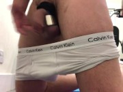 RISKY JERK OFF in a PUBLIC GYM wearing GAS MASK and USING someones DIRTY / SMELLY SOCKS for CUMSHOT