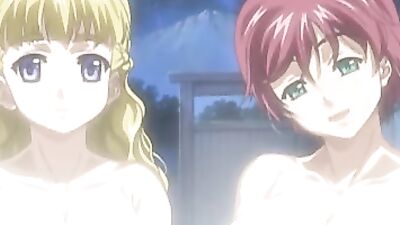 Two blonde cartoon babes get double stuffed in a wild threesome with big dicks and facials