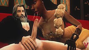 Sims 4 - Nosferatu Turns 3 Whores Into His Vampire Brides