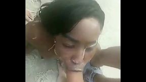 Bela &Iacute_ndia Leva a praia de Abric&oacute_ a loucura com um bukkake Alucinante!!