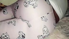 Stepbrother grabs his young stepsister in pajamas and makes her cum:
