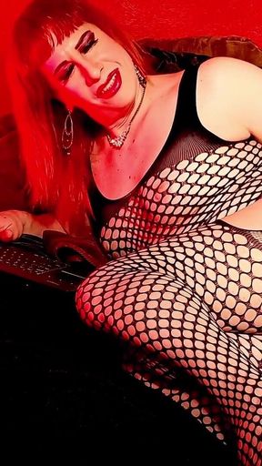 Tiny Dick Sissy with Big Ass Training Her Hole Iwth a Black Huge Dildo