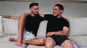 Stag Shared: Liam's Bulky Hips Clutch Andrew Cock-squeezing