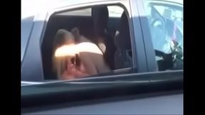 Amateur blonde girlfriend gives a deepthroat blowjob in the privacy of