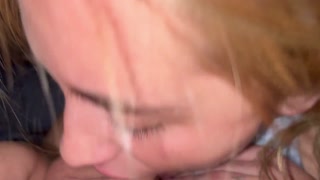 THROATPIE-Didn't let me take his Dick out of my Mouth until he Cum down my Throat  more on p0rnellia