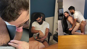 TREINANDO MEU NOVO SUB NO ESCRITÓRIO