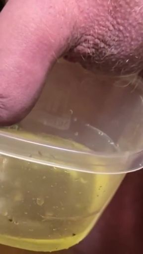 Pissing thru foreskin. Ultimate uncut cock peeing compilation.   Clip 1