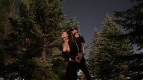 Peeing Cum and Sex in Public by Busy Road