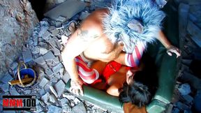 lou charmelle fucked in the ass by the wolf