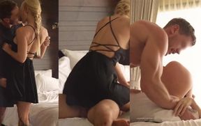 How Long Can You Last with Her Intense Ride After a Deep Throat?