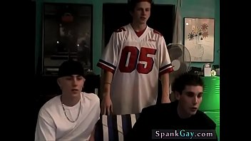 Ancient male spanking movies gay Kelly Beats The Down Hard