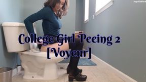 College Girl Sage Eldritch Peeing #2 [Voyeur] SD