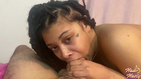 19 year old jeni gets facefucked and pussy pounded