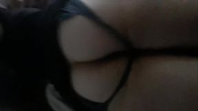 Pasiva nalgona con jockstrap/suspensor casero