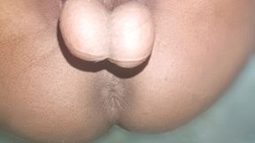 Pakistani Desi gay boy showing his Cute ass and Masturbating