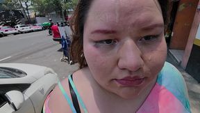 doing cumwalks with lots of thick cum on my face, through the city with lots of people watching me, is what i always want