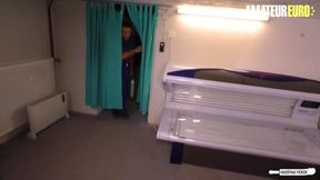 German Housewife Maria's Steamy Encounter with Neighbor in Rough Mature Session