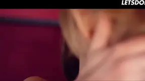Czech GF Emylia Argan shares steamy lesbian kiss and pussy lick session