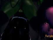 Furry Yaoi 3D - Black Cat Blowjob to Dragon