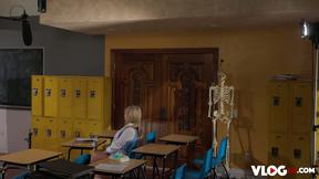 Naughty Lilly Bell Makes Teacher Dick Driving Crazy