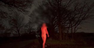 Wanking naked when a car passed by