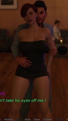 Spectacular moment from &quot;Just Married - S1 Ep2 - Emily showed her pussy to everybody while dancing with Jack - Highlight&quot;