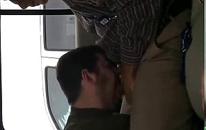 Giving dad a blowjob till he cums