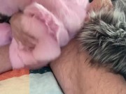 Pink Fur Masturbation