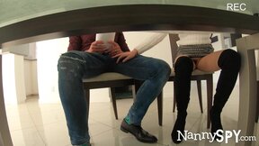 NannySpy: Teasing Nanny Girl Cadey Mercury Caught Masturbating