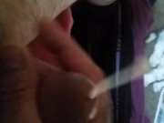 Lances lil dick cums again