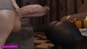 Freiren x Fern - Hardcore Futanari Dick Growth Fuck