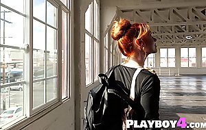 Flexible redhead teen Kayla Coyote passion dancing and perfect striptease