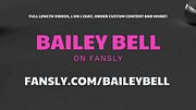 Moaning Bubble Butt Orgasm | Bailey Bell | Ankle Socks PAWG Masturbation Solo Female