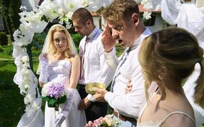 Marrying the Whore - Sexy Bride Cheating Right on Her Wedding