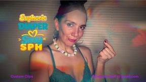Diaper SPH JOI with Euphoric Tracking - Step-Mommy - Custom Pacifier Clip