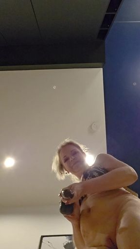 Stepmother Jenny Gone Wild with Her Biggest Toy