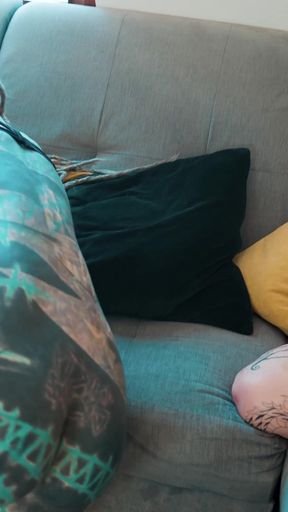 POV Threesome with Tattoo Girls - Anal, ATM - Eden Ivy & Anuskatzz