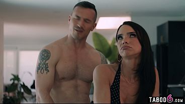 Stepuncle and MILF wife enjoy forbidden DP threesome in the kitchen