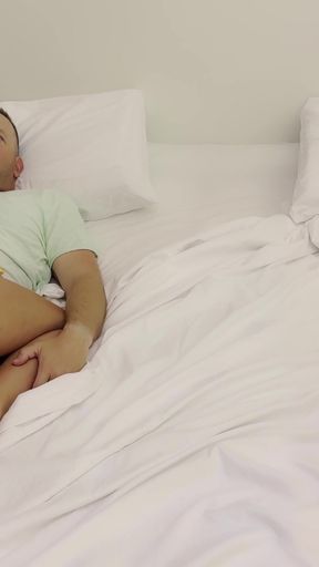 Jaw-dropping moment from &quot;Girlfriend sneaks into swinger couple bedroom to fuck husband&quot;