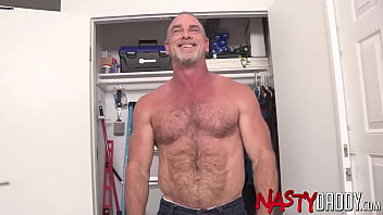 NASTY Hairy Hunky Trace OMalley Jerks Off Solo