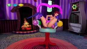3DGSPOT - Hot Animated Fuck During Sex Game With A Big Titties Cutie! 3D CARTOON PORN!