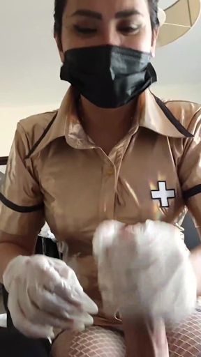 Sadistic nurse sounding and edging