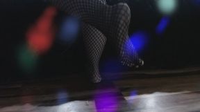 Fishnets and Foot Worship & Job