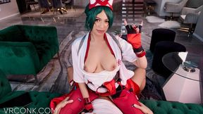 Busty Kiriko Anal&#x8272;&#x60C5;VR Experience: Overwatch Cosplay Parody with a Fan, Part 1