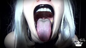 Sexy witch will consume you alive and cum from your moves and fight inside of her body