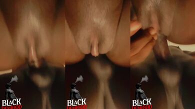Her ebony pussy getting drilled raw loud moaning