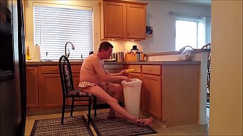 Sissy Bitch Jeffrey Making Dinner