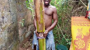 Long big dick is on slut again